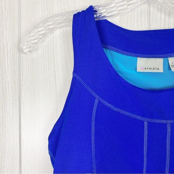 Athleta | PR Tank 2 In Sapphire Blue Size Small - Picture 4 of 9